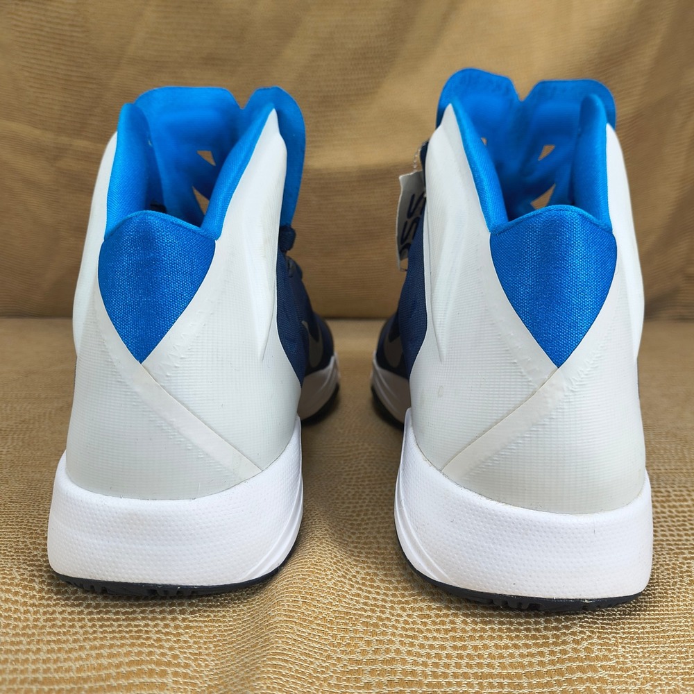 Nike Zoom Hyperquickness Mens 15 Midnight Navy Silver Blue 599420-400 Basketball - Picture 9 of 16